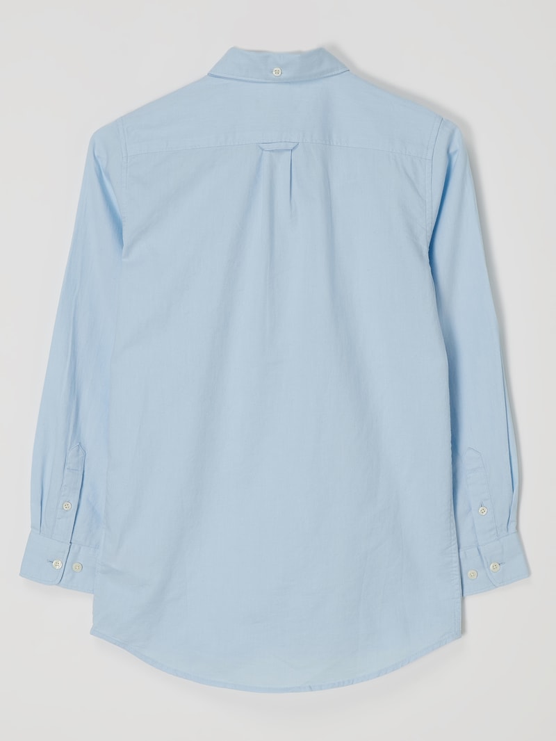 Hemd mit Button-Down-Kragen in bleu