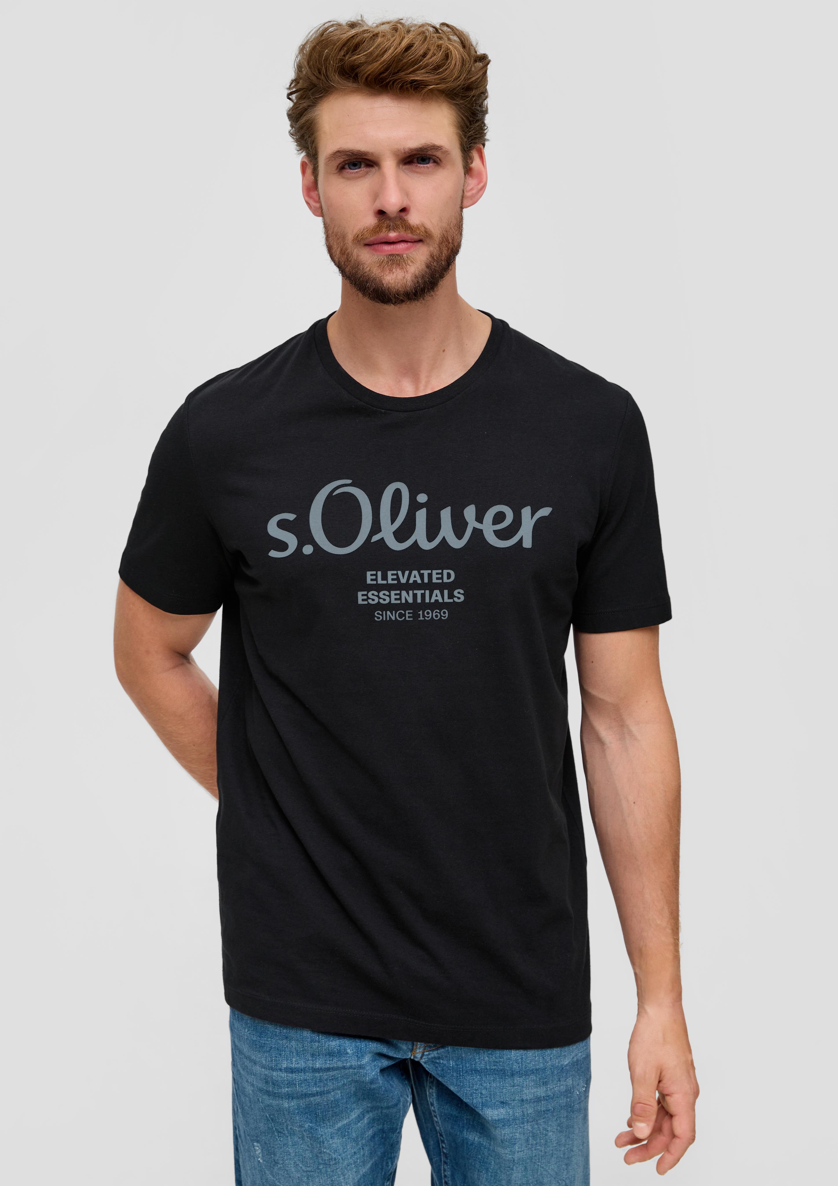 T-Shirt mit Label-Print  2139909-99D1
