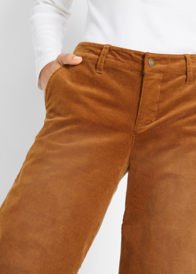 Stretch-Cordhose, Wide