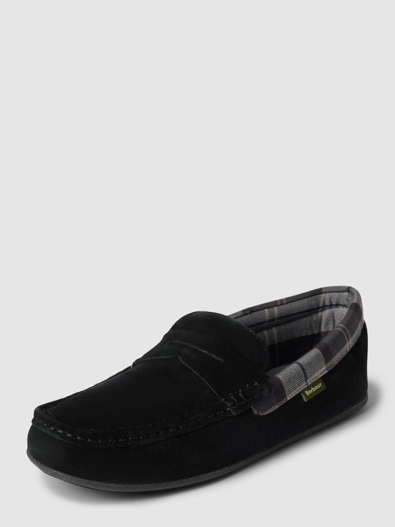 Penny Loafer mit Schaftbrücke Modell 'PORTERFIELD' in schwarz