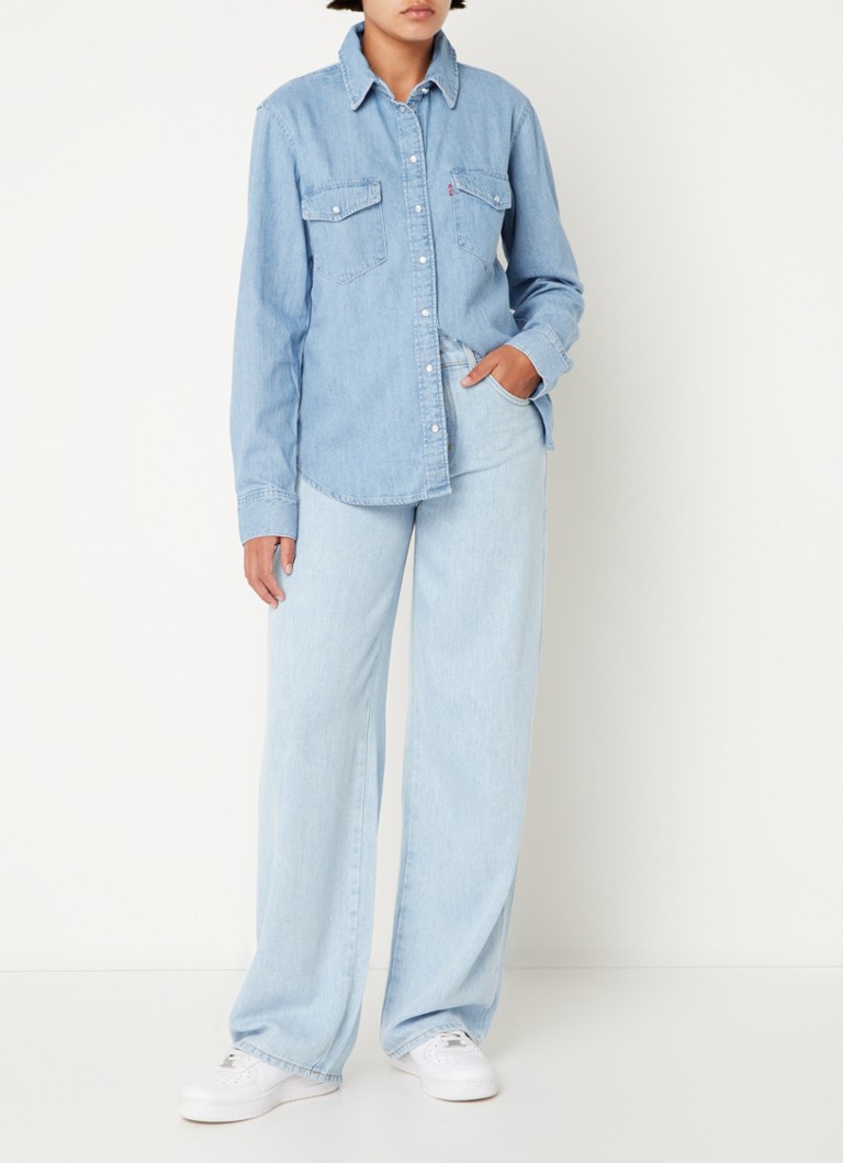 Μπλούζα Levi's Iconic από τζιν western με τσέπες στο στήθος