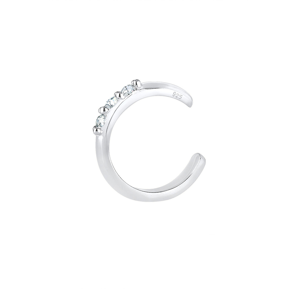 Elli Elli Boucles d'Oreilles Unique Earcuff Base Cristaux Boucles d'Oreilles Femme - ( Boucles d'oreilles