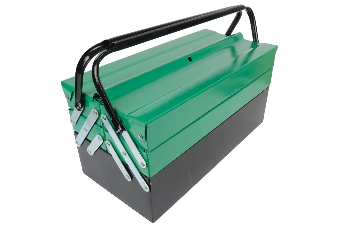 Brüder Mannesmann 21188 Coffre à outils en métal rempli de 88 pièces