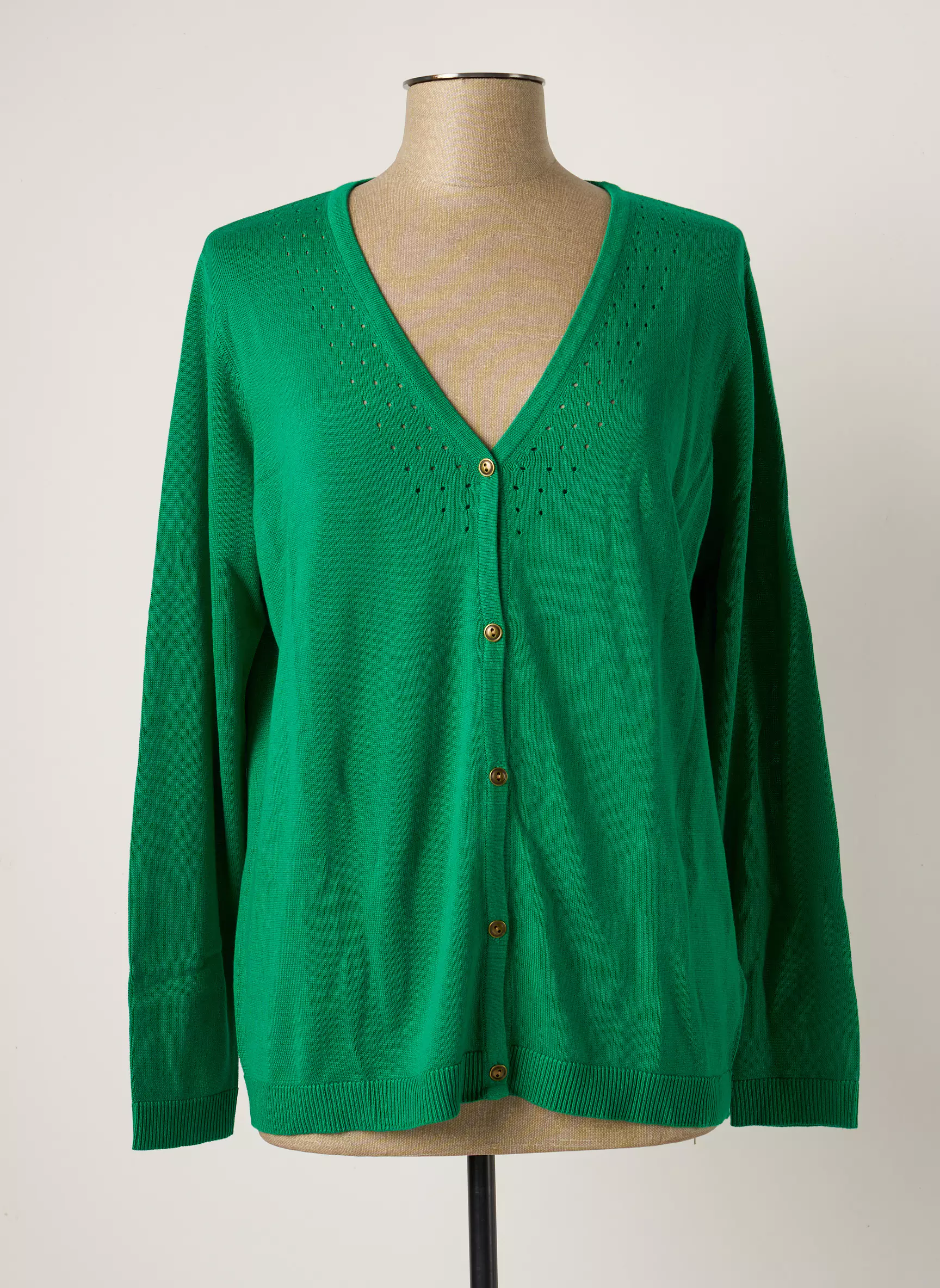 La Fiancee Cardigans Femme couleur vert