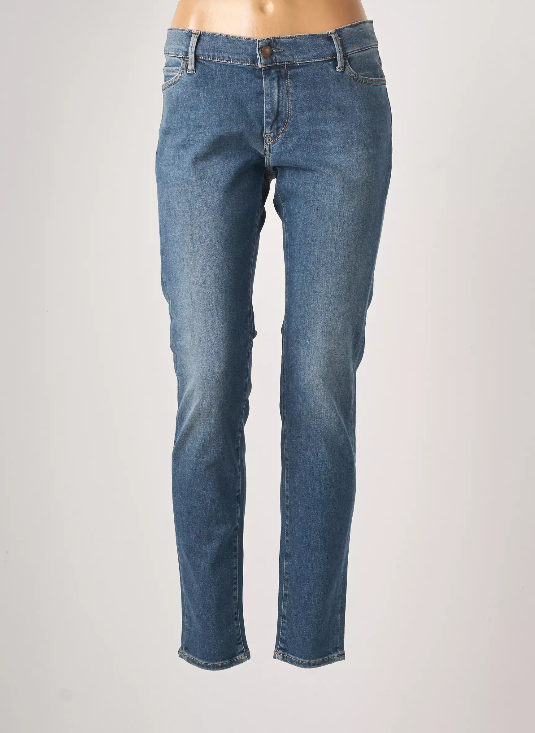 Teddy Smith Jeans Skinny Femme couleur bleu