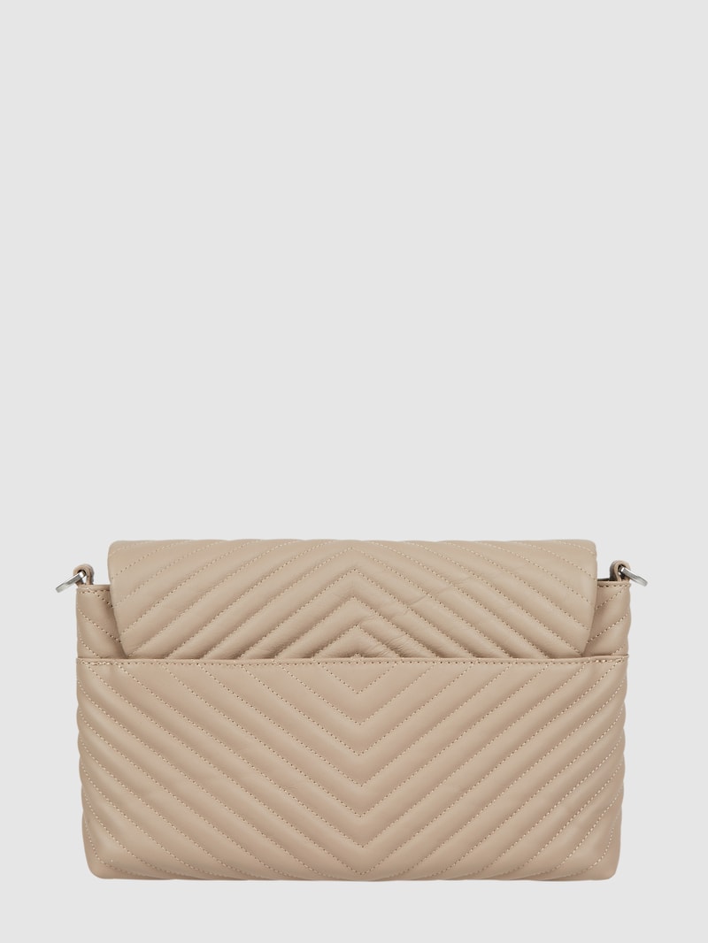 Crossbody Bag aus Leder Modell 'Coco' in stein
