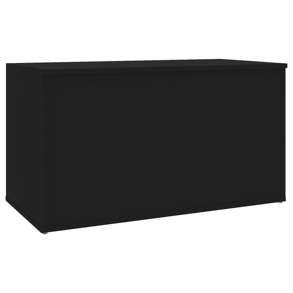 möbelando Spielzeugtruhe 3007984 (LxBxH: 42x84x46 cm), aus Holzwerkstoff in Schwarz