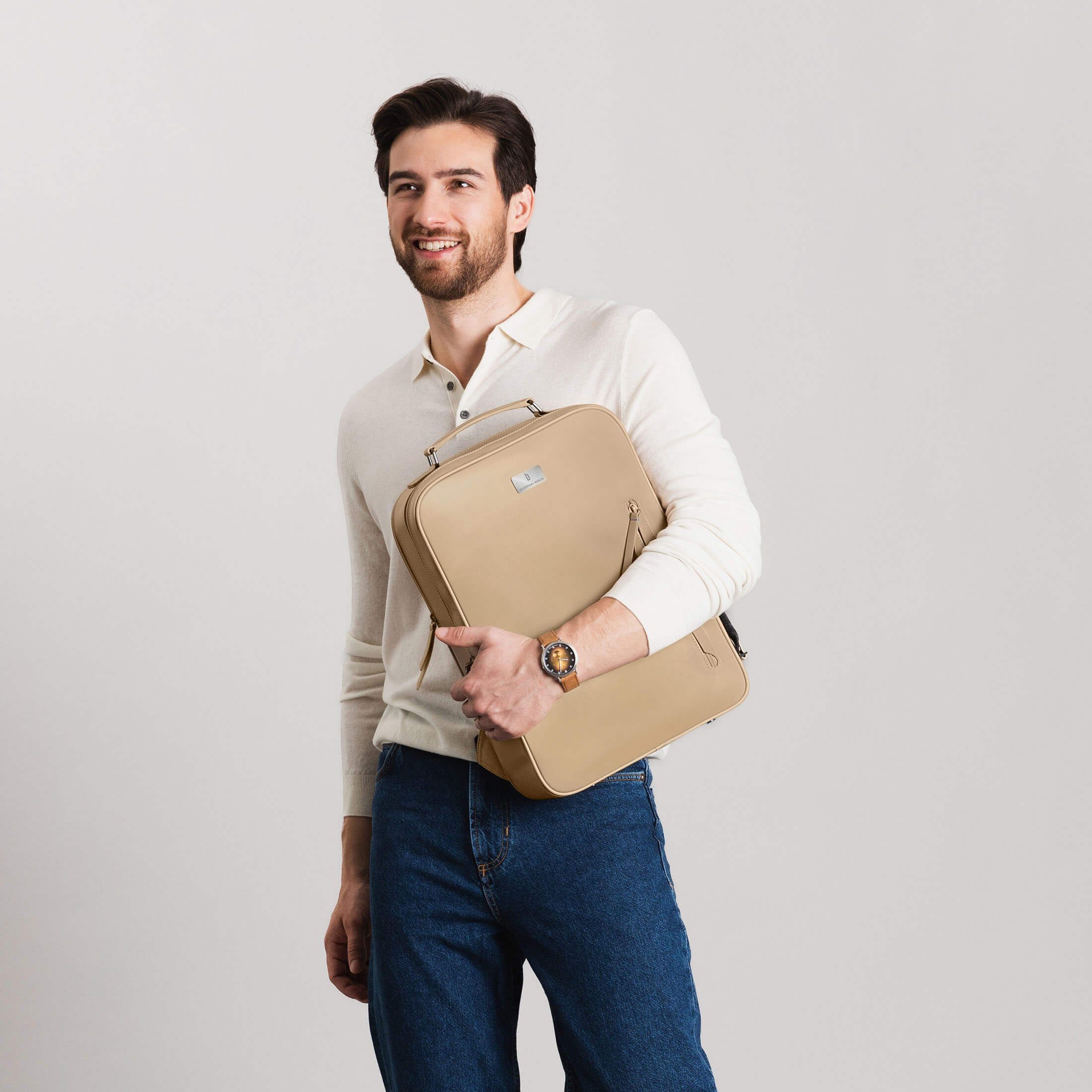 Lilienthal Berlin Reiserucksack Virtuoso - Minimalist Backpack - Sand