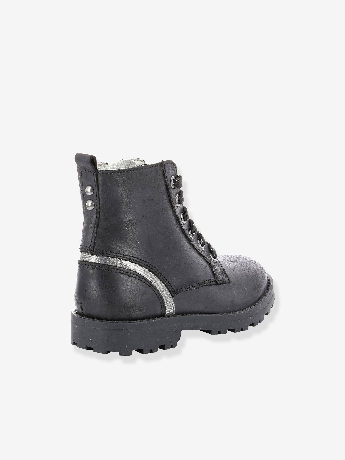 Boots fille Grooke KICKERS® noir argent