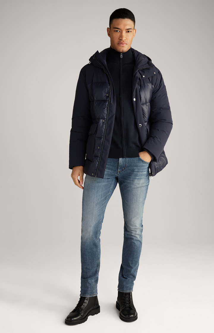 Steppmantel Havor in Navy