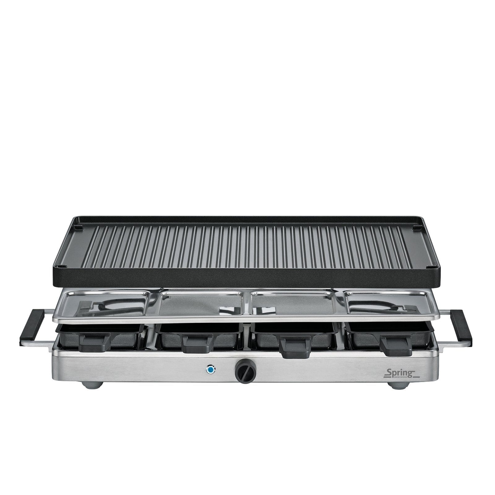 Spring Raclette Raclette 8, Alu-Grillplatte Classic