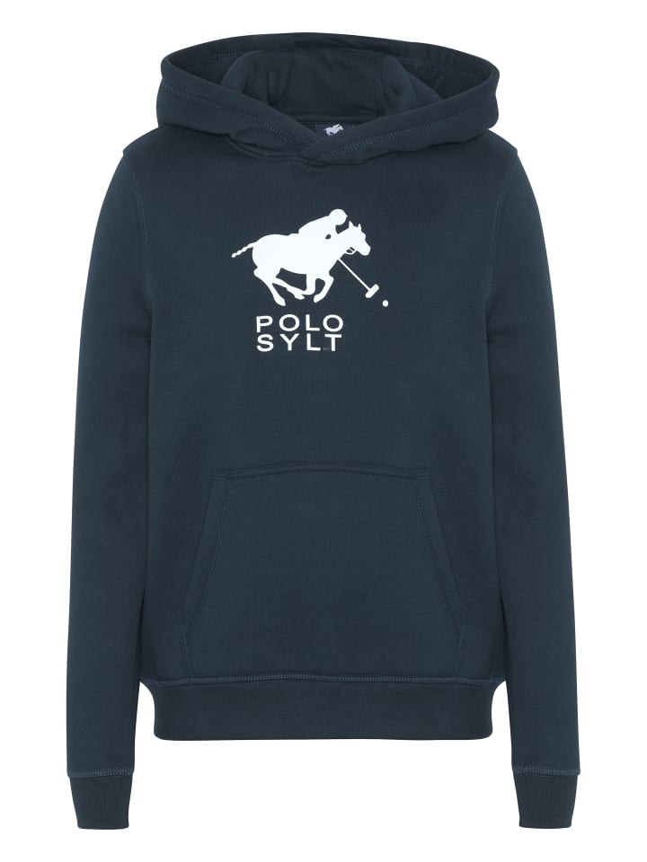 Polo Sylt Kapuzenpullover in Blau günstig kaufen