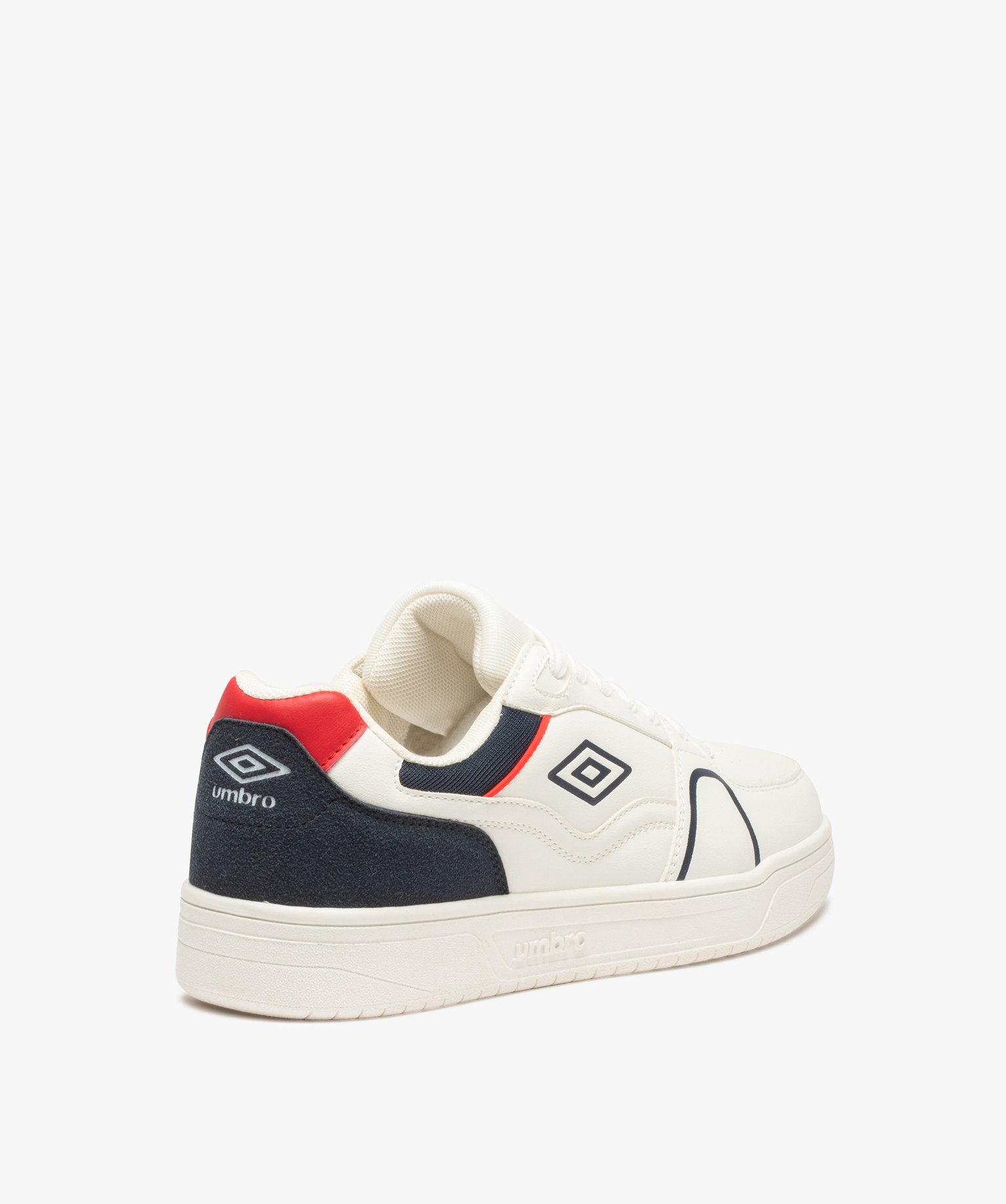 Baskets homme style rétro à détails colorés – Umbro Pablo blanc | GEMO