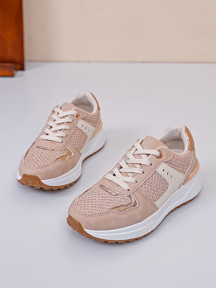Sixth Sens Sneakers in Rosa/ Beige/ Weiß günstig kaufen
