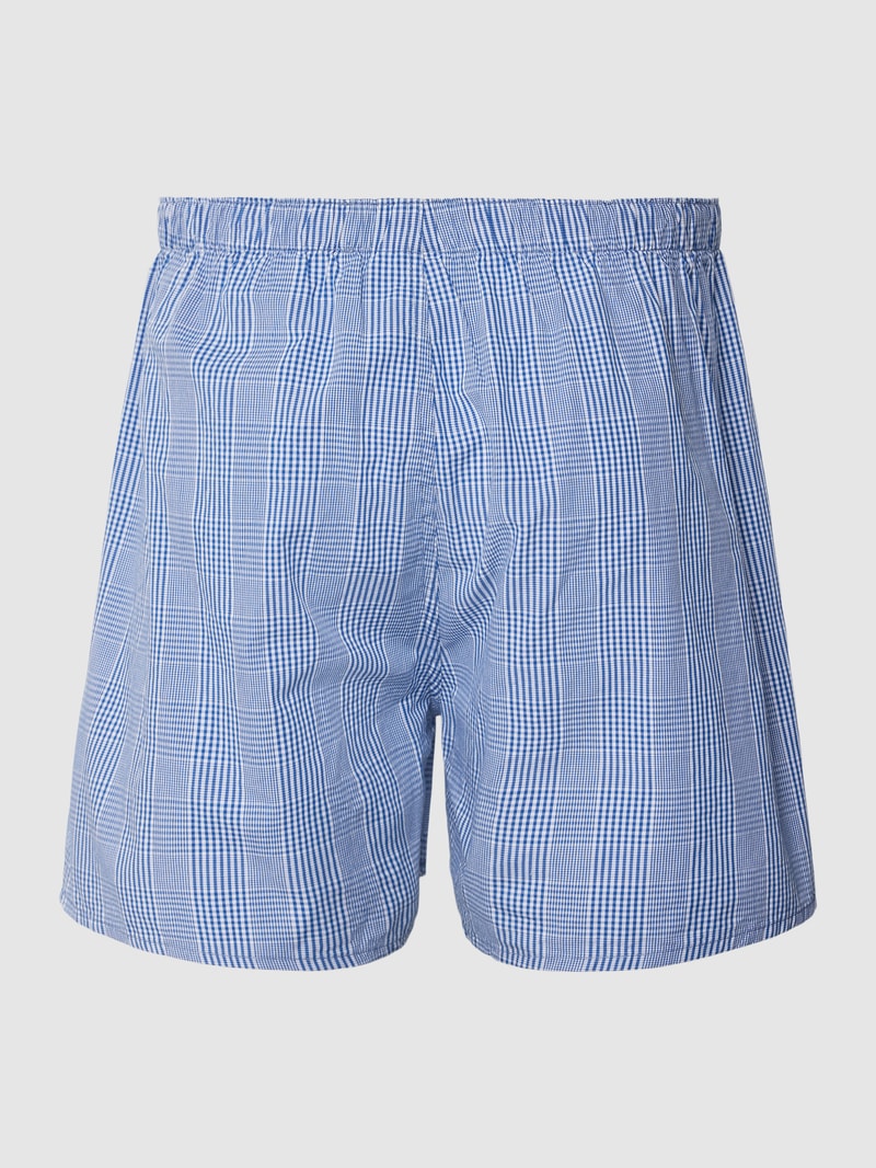 Boxershorts mit Label-Patch im 3er-Pack in royalblau