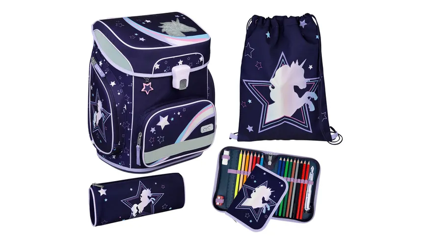 Scooli EasyFit Schulranzen-Set Dreamland 5teilig