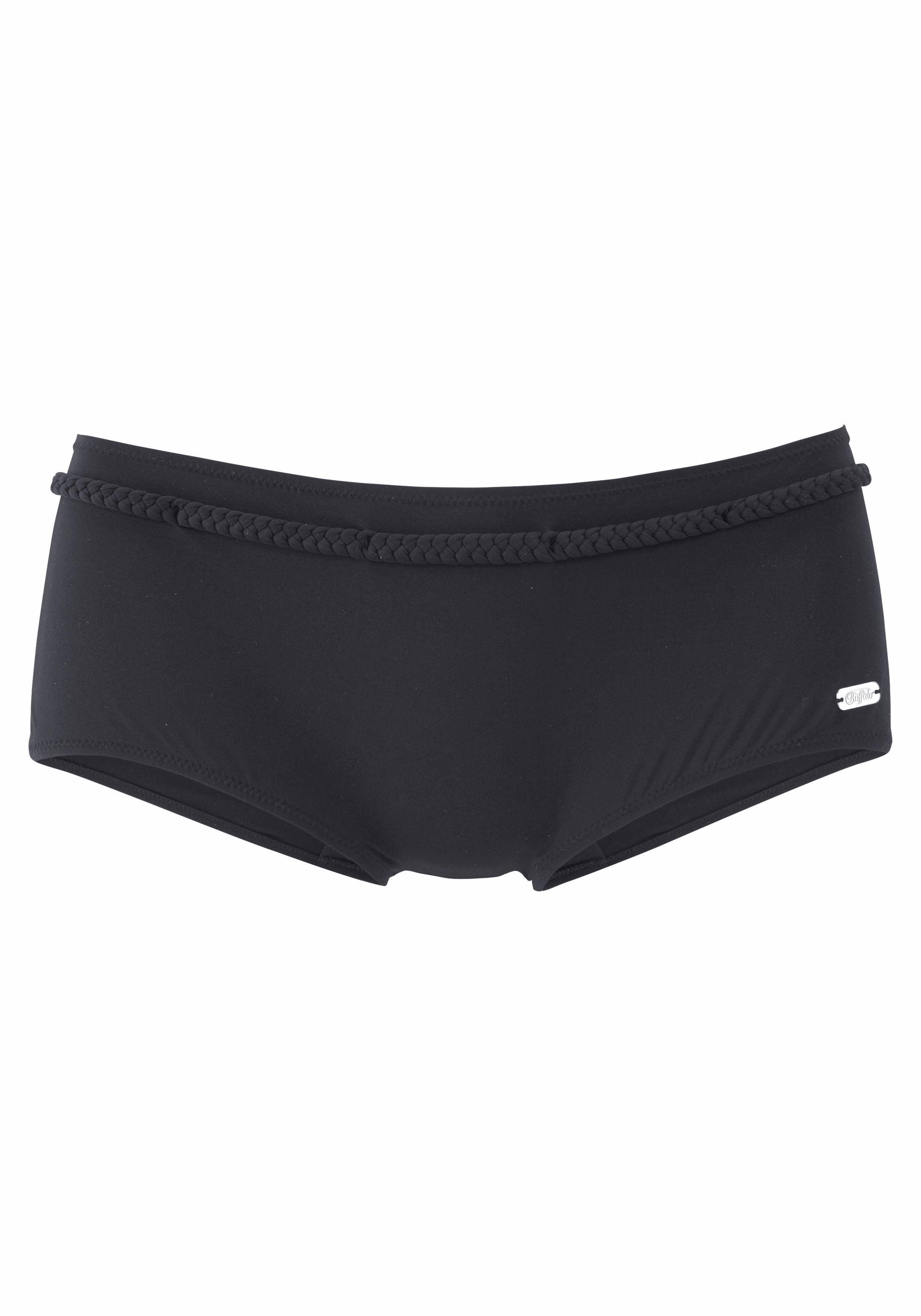 Buffalo Bikini-Hotpants Happy mit geflochtenem Ziergürtel