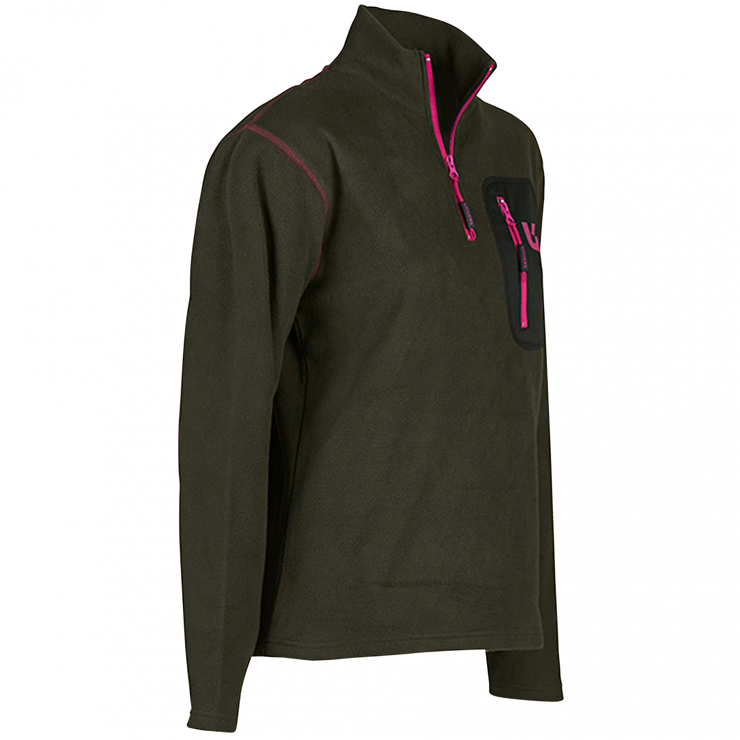 Univers Damen Fleecepullover mit Rollkragen