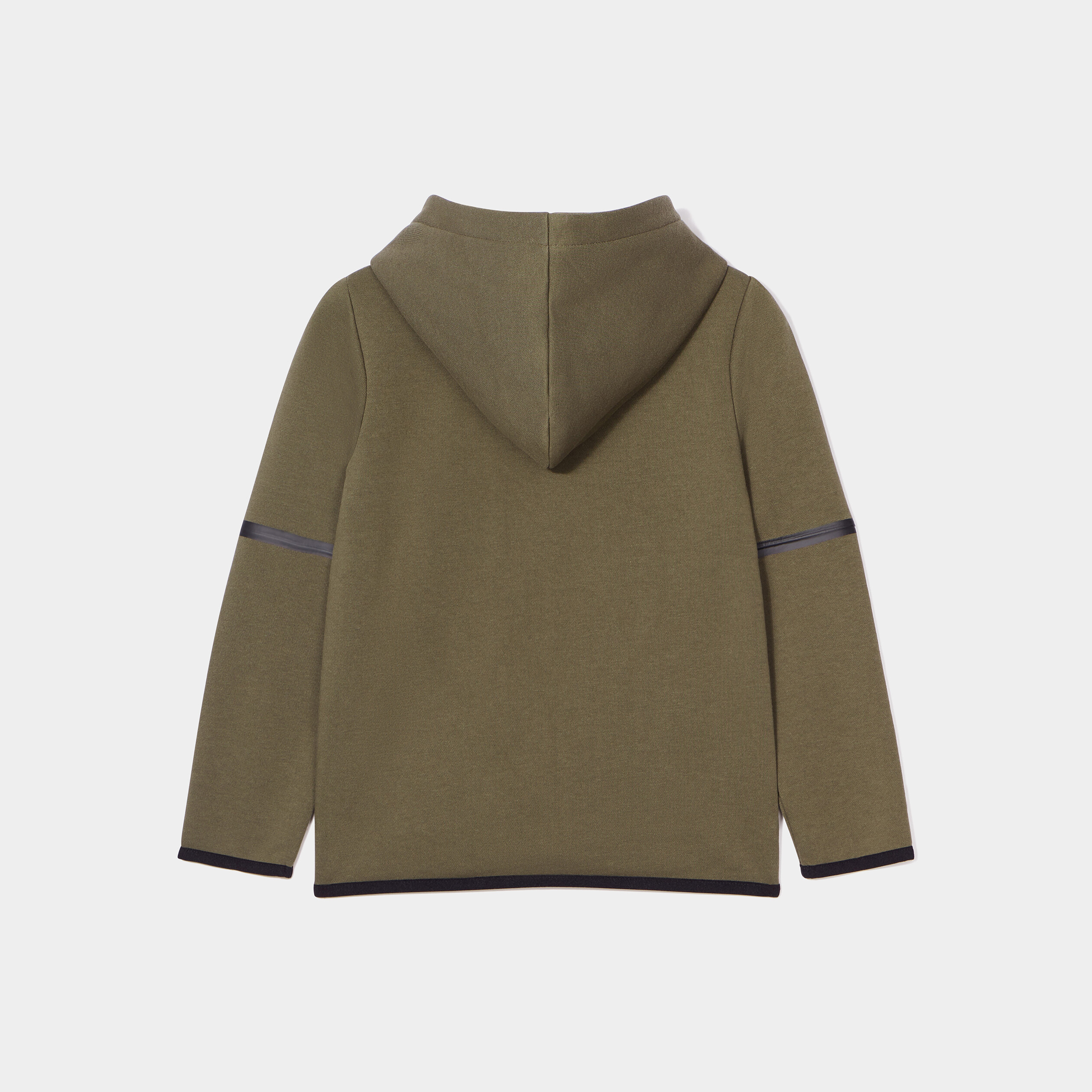 Sweat zippé à capuche Liberto vert kaki garçon | La Halle