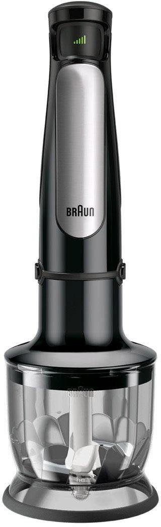 Braun Stabmixer MQ7025X MultiQuick 7, 1000 W, mit Schneebesen, 350ml Zerkleinerer, 600ml Mixbecher