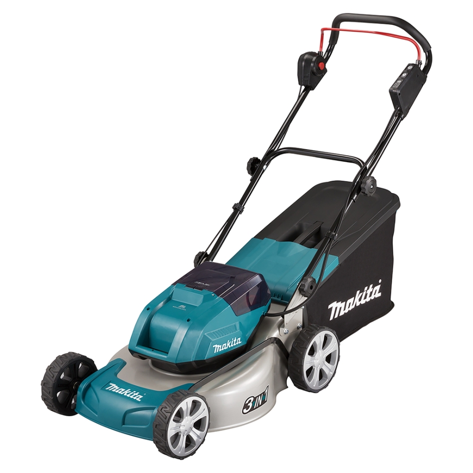 Makita DLM463Z Akumulátorová sekačka na trávu 46 cm 2 x 18 V bez baterií a nabíječky