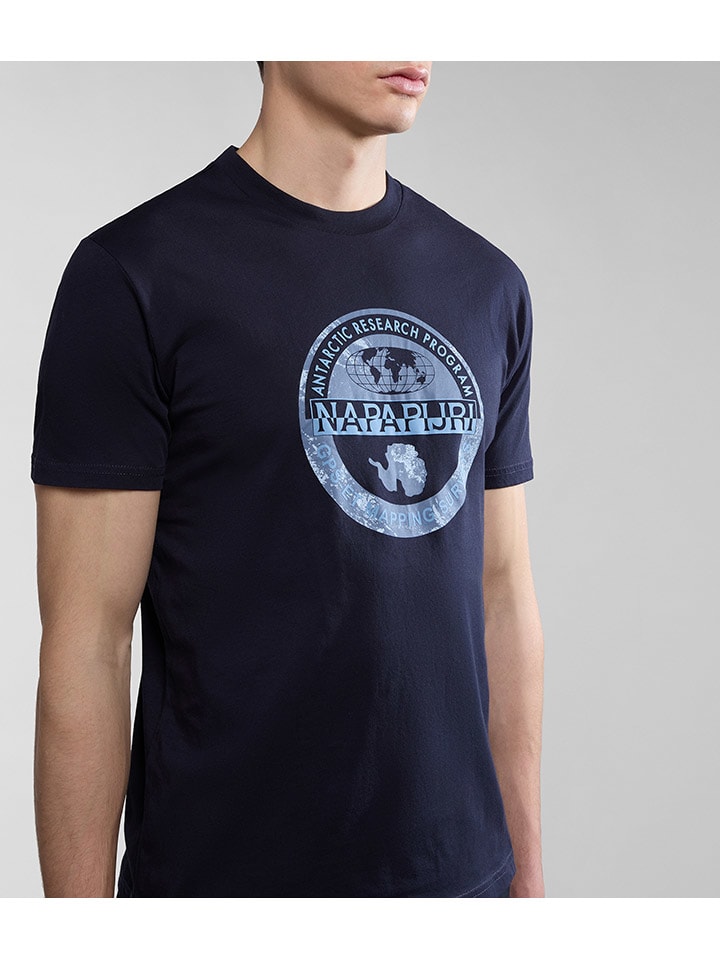 Napapijri Shirt in Dunkelblau günstig kaufen