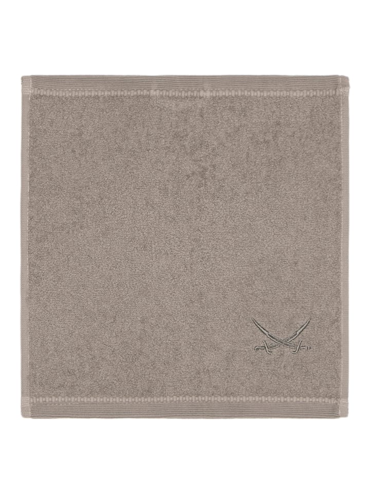 Sansibar Seiftuch 6er Set Frottier-Serie Classic, 30x30 cm in Taupe günstig kaufen 30x30 cm