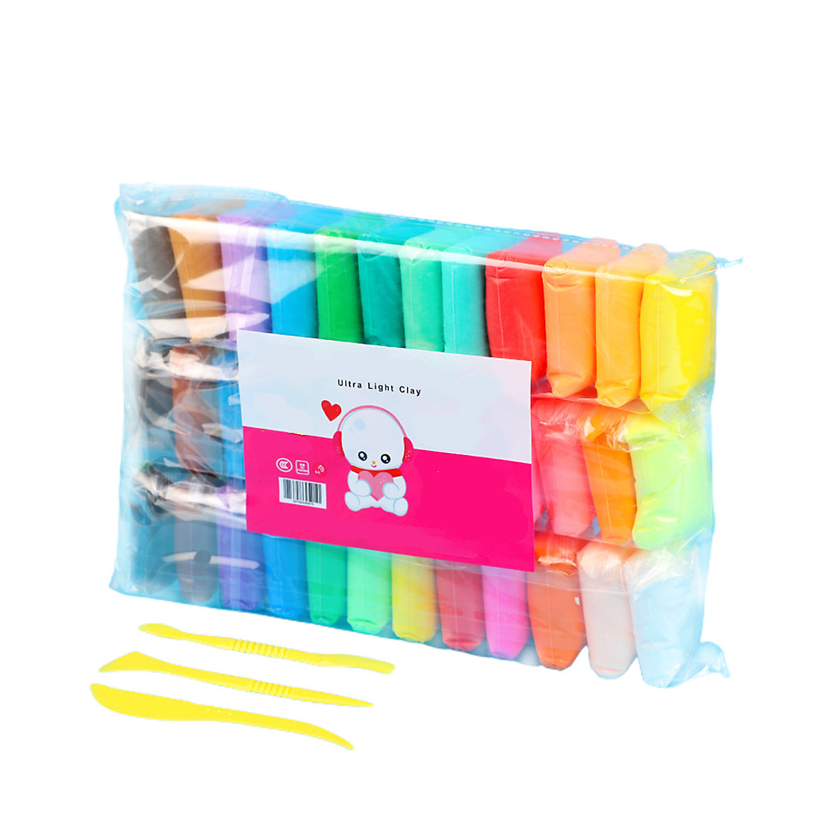 frler 36 Farben Modelliermasse Set Polymer Clay für Kinder Modelliermasse für Kinder