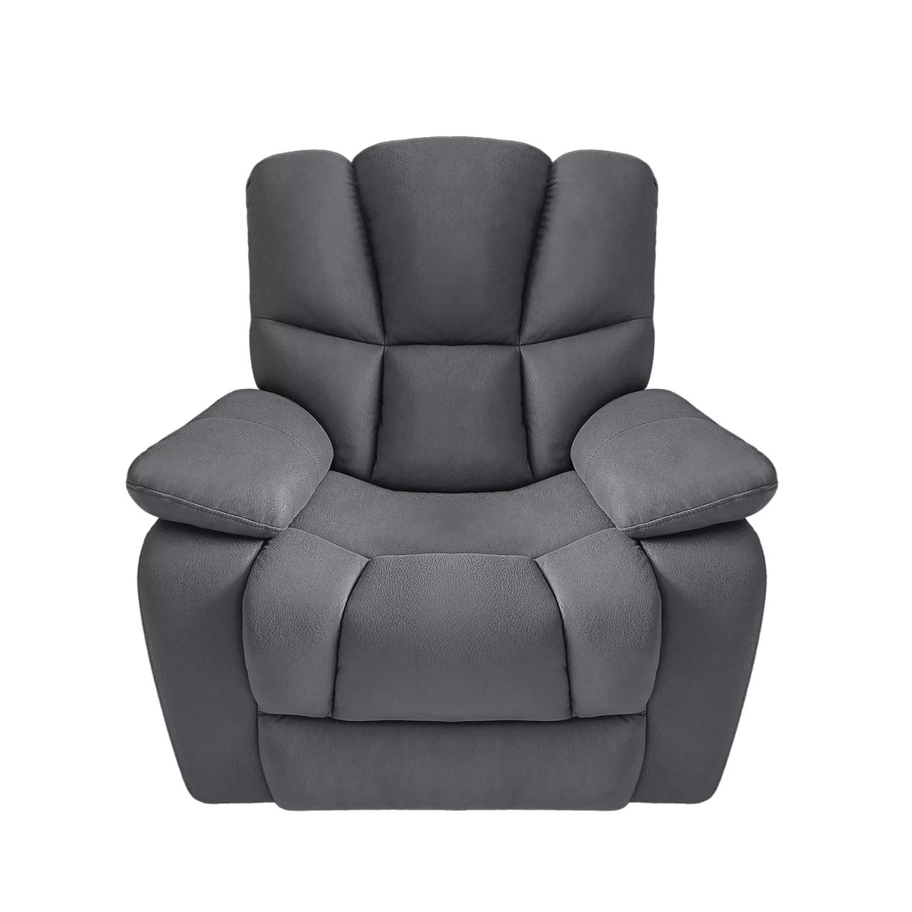 Happy Home Happy Home XXL-Relaxsessel mit verstellbarer Rückenlehne HSP94-DGR dunkelgrau