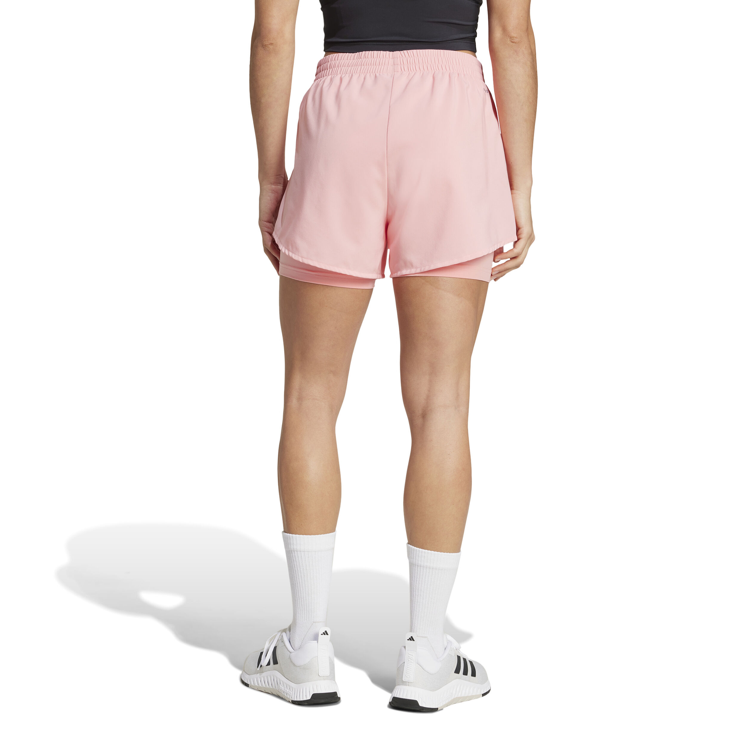 Minimal 2in1 Shorts Damen - Rosa