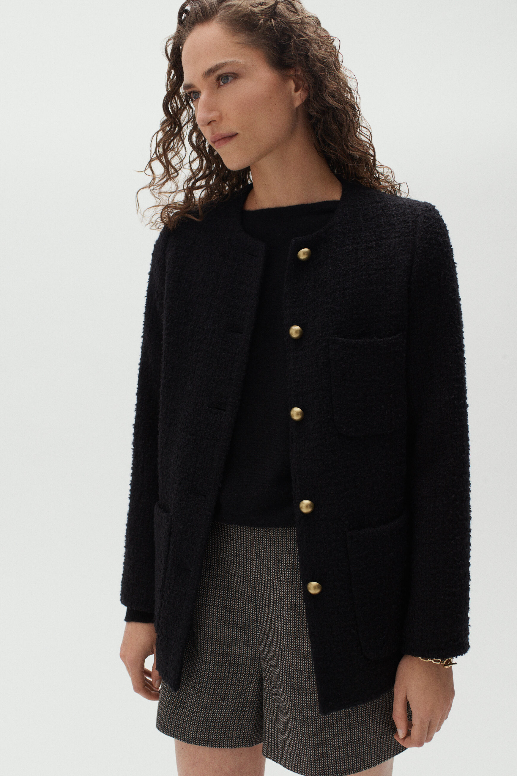 veste nelly noir femme