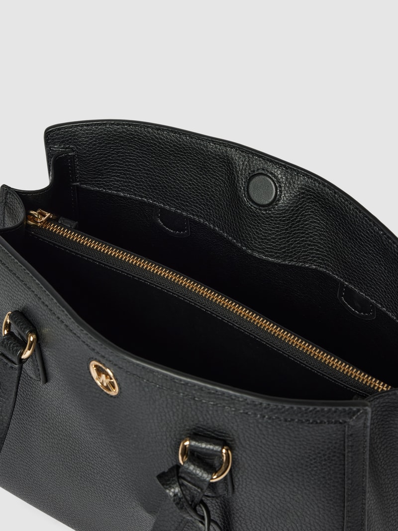 Handtasche mit Applikation Modell 'CHANTAL' in black