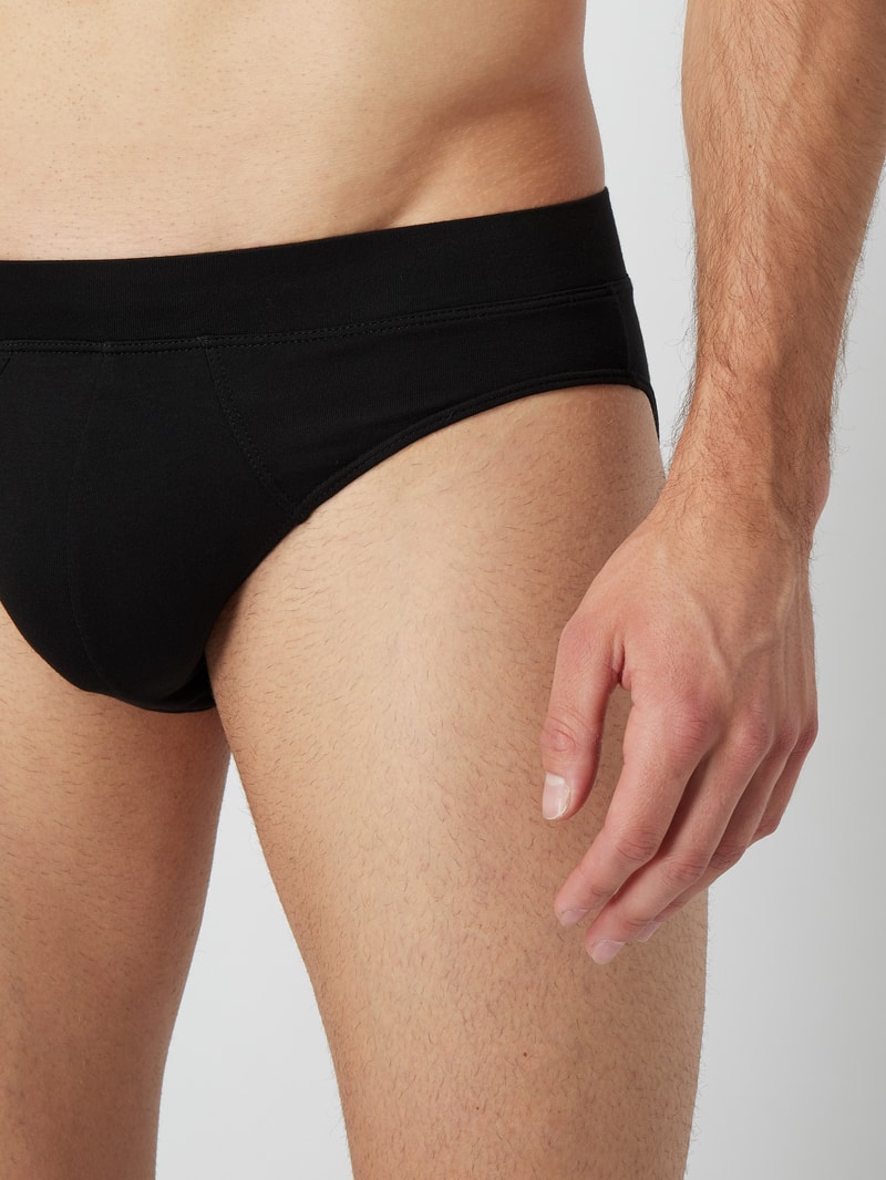Slip im 3er-Pack in schwarz