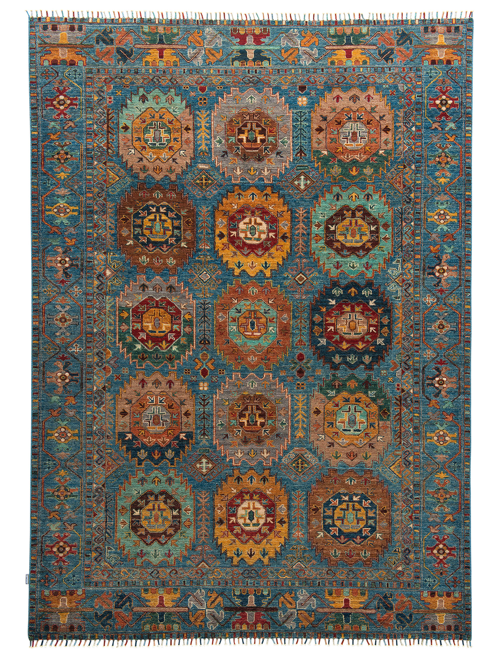 Kazak Ghazni ca. 173 x 243 cm, Unikat / Einzelstück
