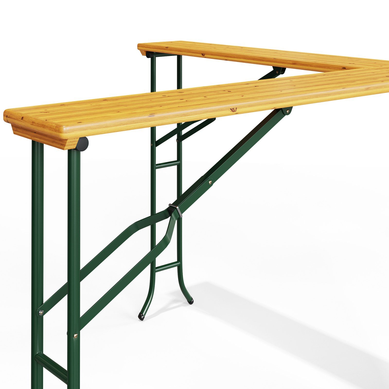 Casaria Stehtisch Quattro (1-St), stabile Scharniere robustes Holz zusammenklappbar platzsparend zu transportieren