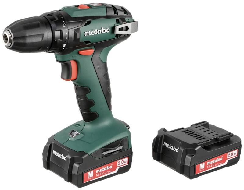 Metabo BS 14,4V   2x Akku   Koffer Akku-Bohrschrauber