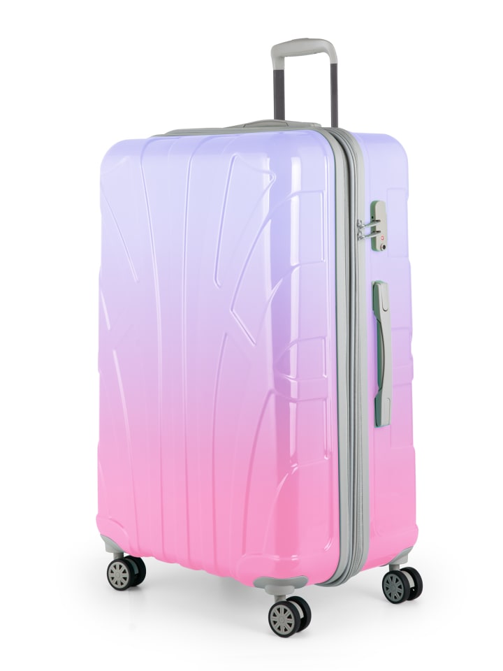 suitline Großer Reisekoffer erweiterbar XL Koffer 4 Rollen TSA 110 L in Sakura günstig kaufen L