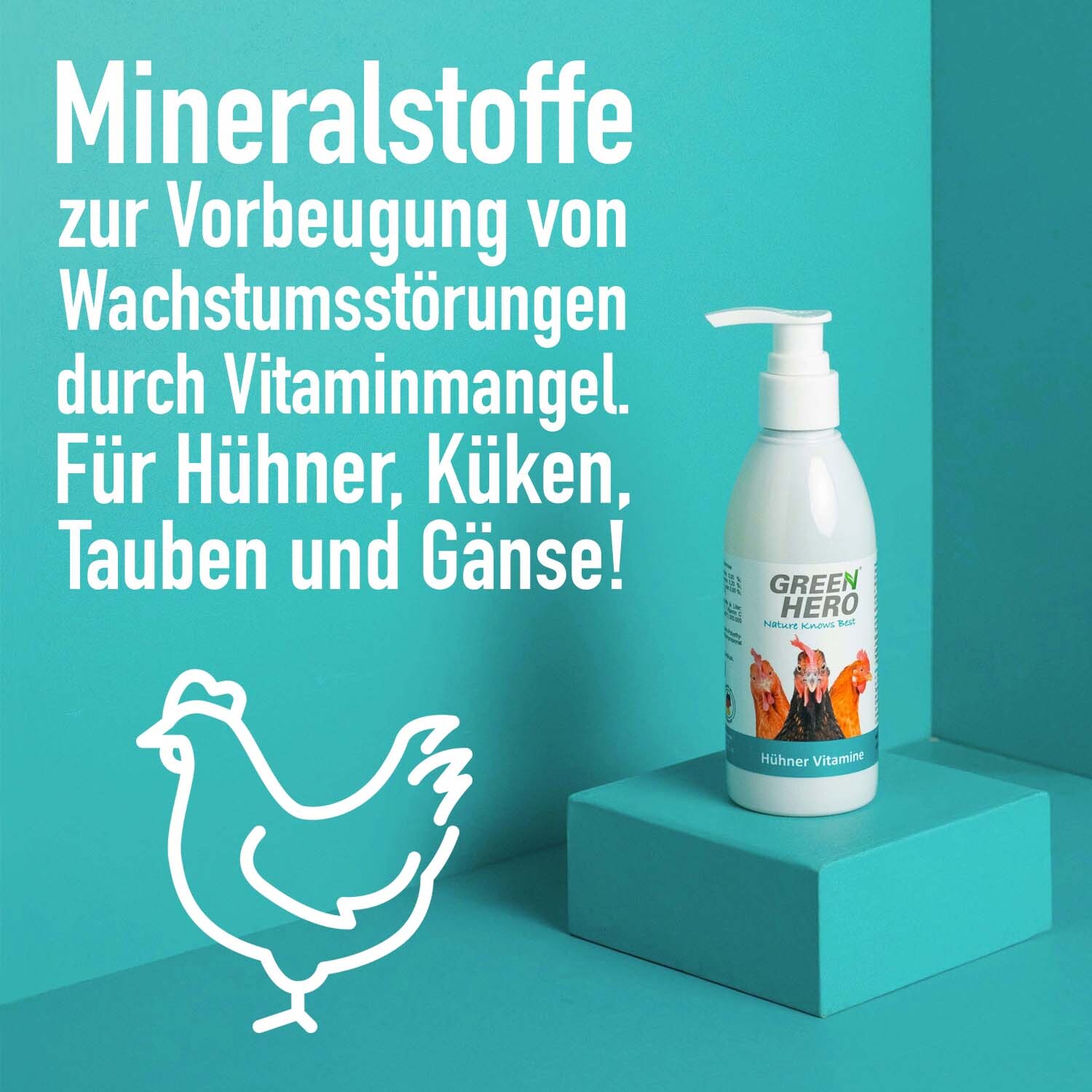 Greenhero Ergänzungsfutter Greenhero Hühner Vitamine