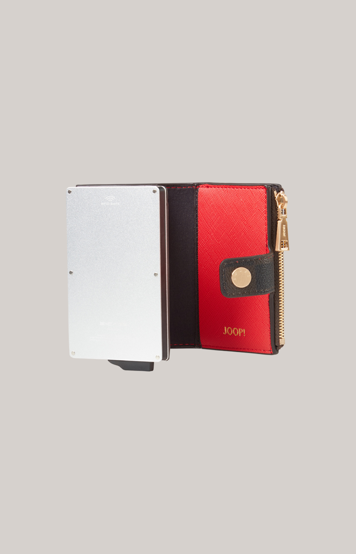 Karten-Etui Piazza Edition C-Four in Braun/Dunkelblau