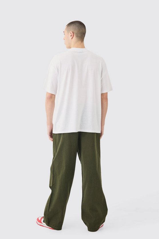 Oversize T-Shirt mit Odcl Lippen Print
