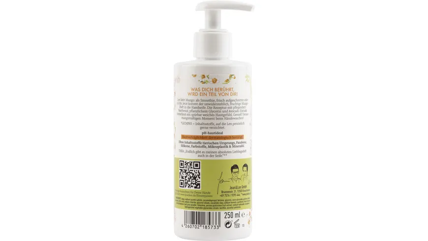 Jean&Len Handseife Mango & Avocado 250 ml