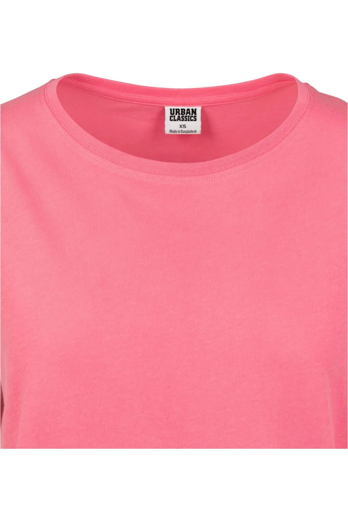 Urban Classics  Damen T-Shirt mit verlängerter Schulterpartie für Damen