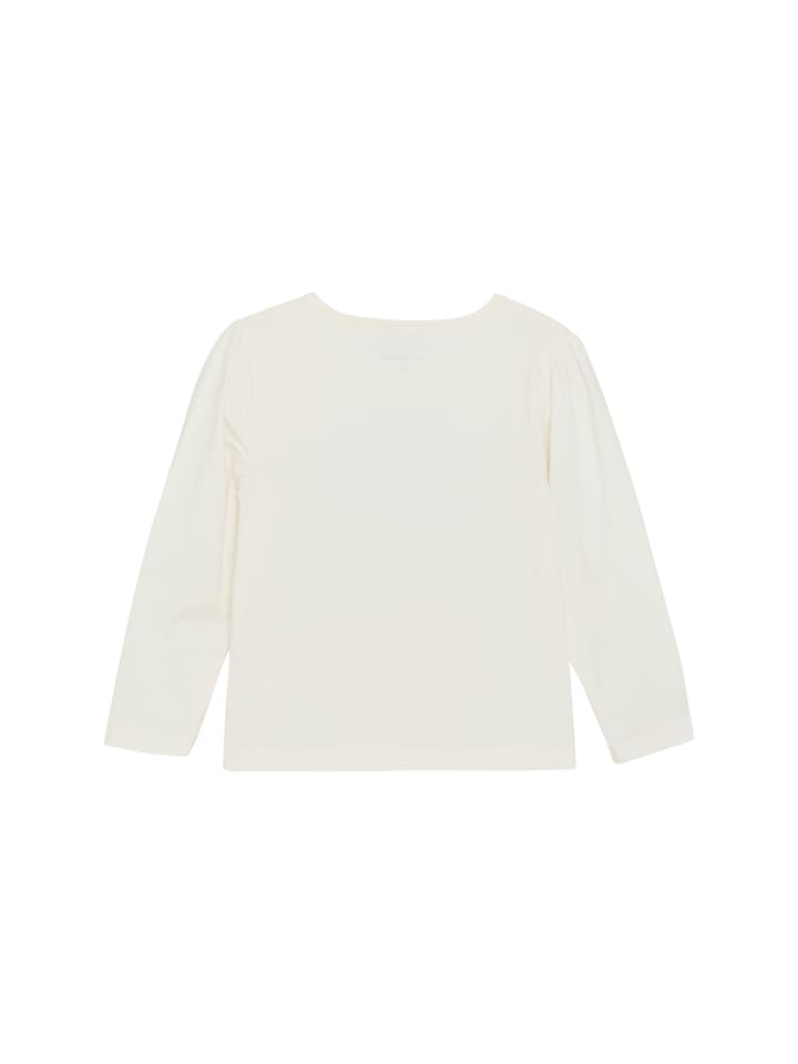 Minymo Longsleeve MIT-shirt LS 123619KW verspieltes Longsleeve in Weiß günstig kaufen
