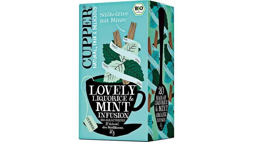 CUPPER Süßholztee mit Minze 30 g