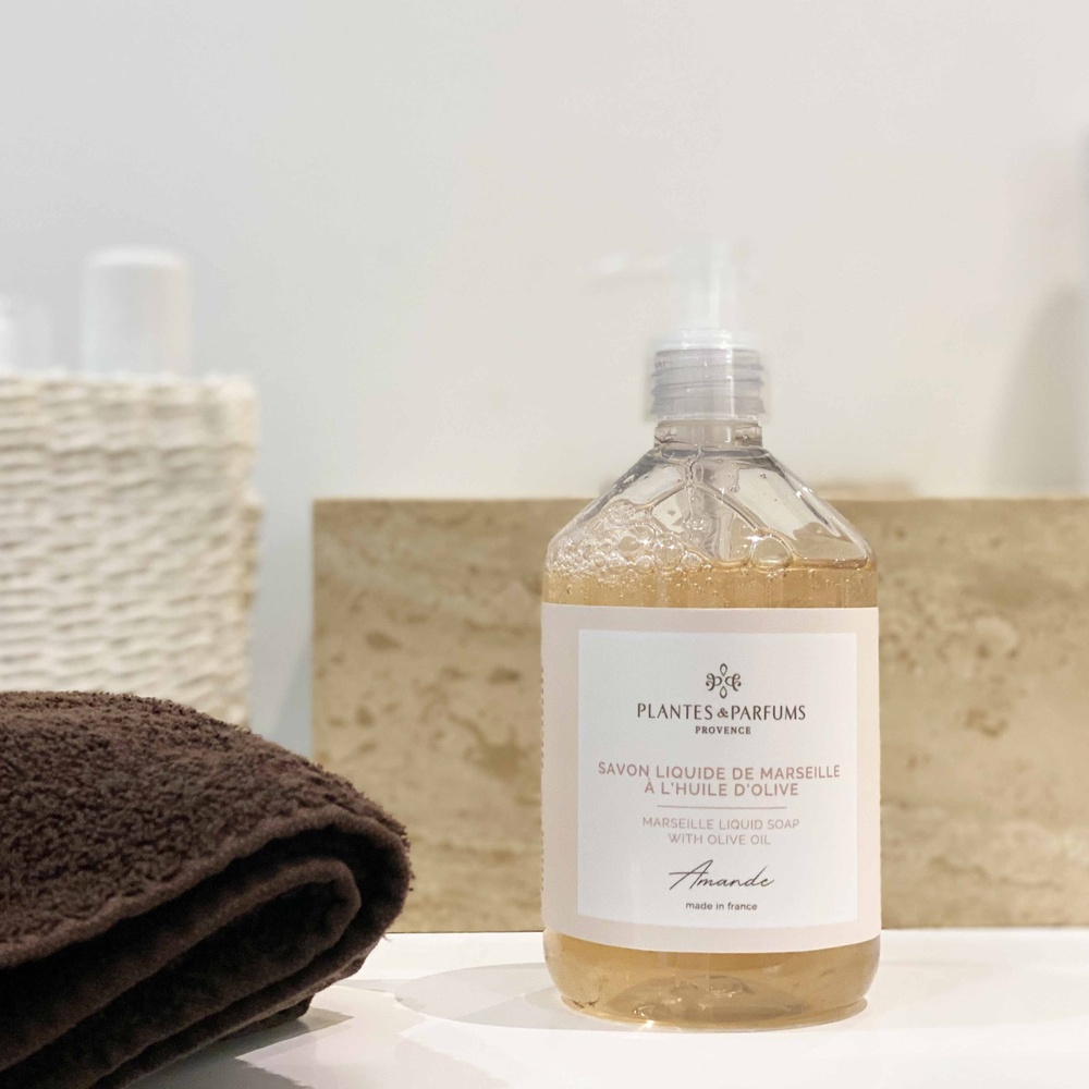 Plantes et Parfums Parfum Amande Savon Liquide de Marseille