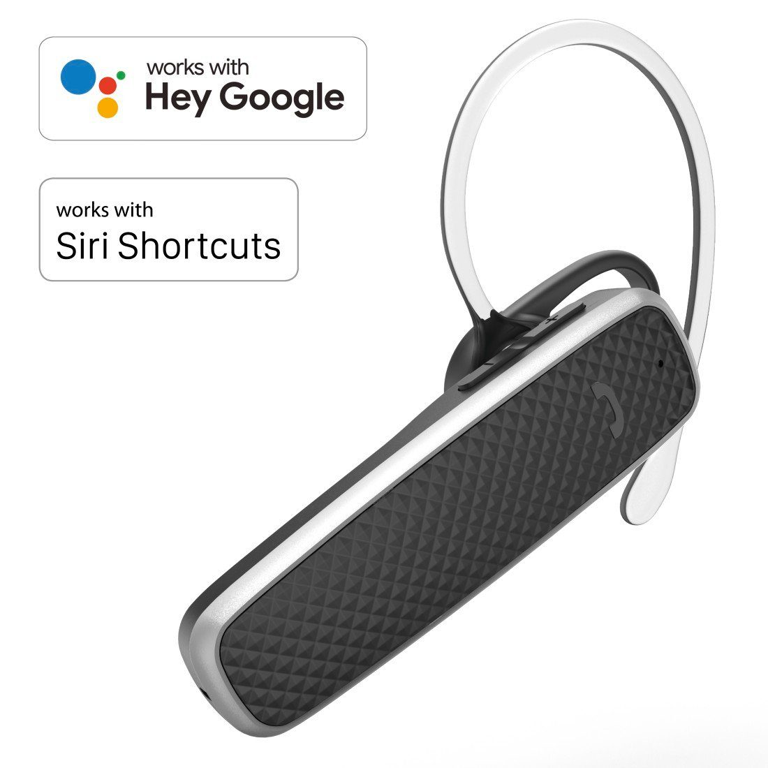Hama Mono-Bluetooth®Headset MyVoice700 Multipoint Sprachsteuerung Schwarz Wireless-Headset