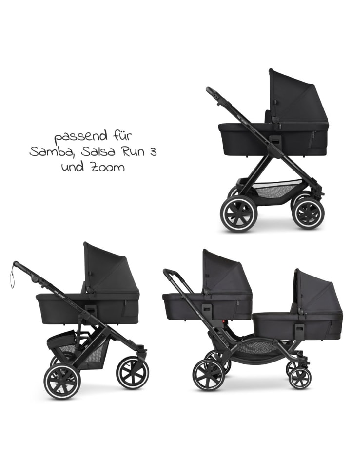 ABC-Design Tragewanne für Neugeborene - passend für Zoom, Samba in schwarz,weiss günstig kaufen onesize