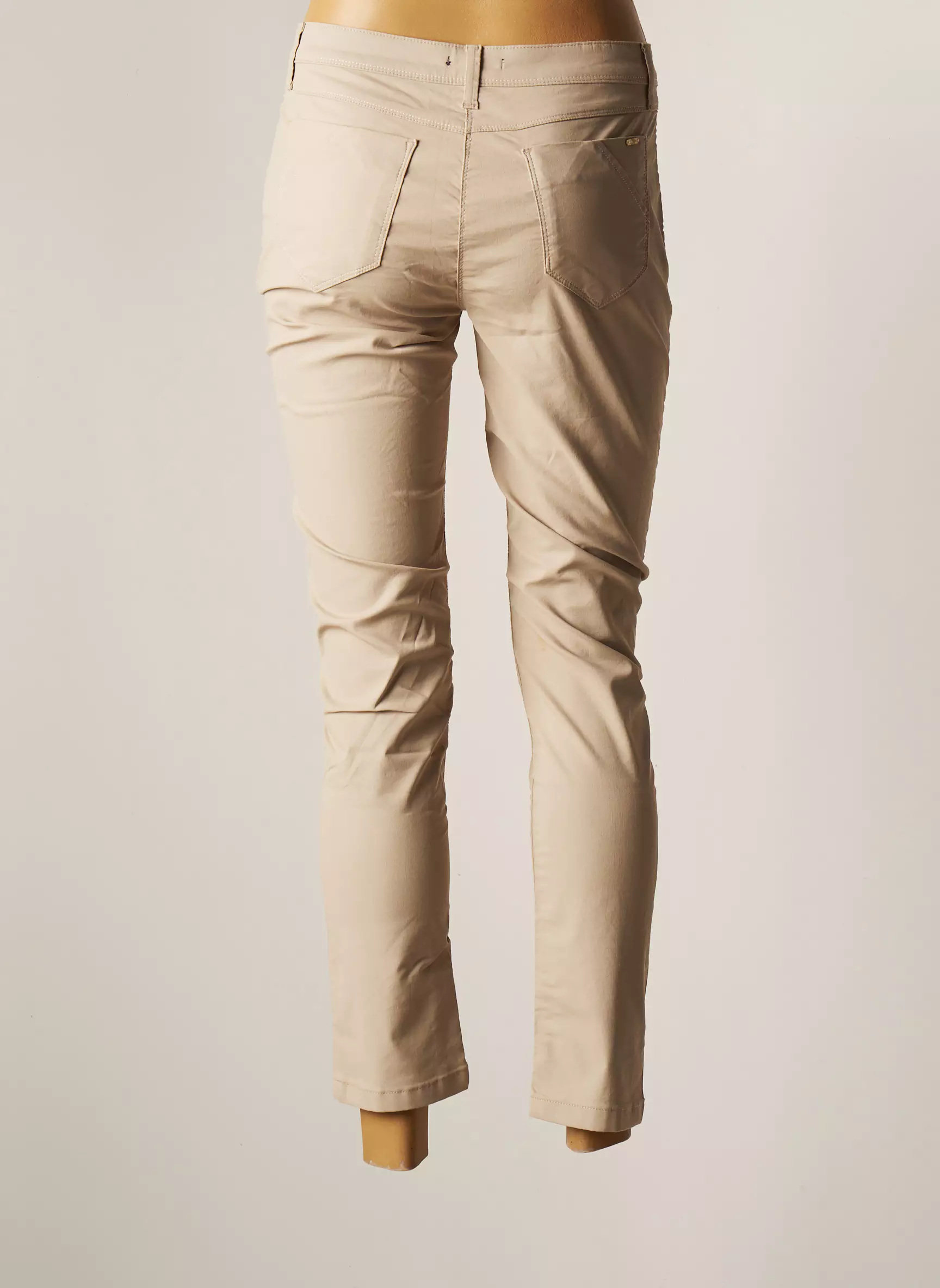 Breal Pantalon7 8 Femme couleur beige