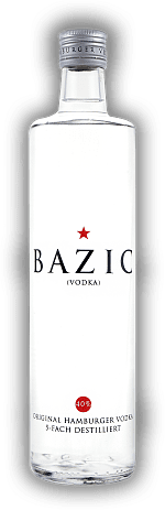 BAZIC Vodka Original Hamburger Vodka 5 Fach Destilliert BAZIC Vodka Original Hamburger Vodka 5 Fach Destilliert  0,7	 Liter - Vol 40%