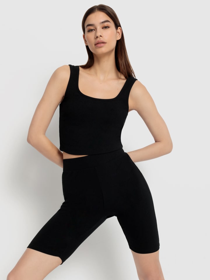 LSCN BY LASCANA Shorty in schwarz günstig kaufen